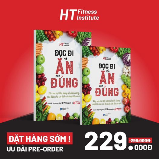 sách dinh dưỡng, sách về dinh dưỡng, đọc đi mà ăn cho đúng, hfi, ht fitness, học viện hfi