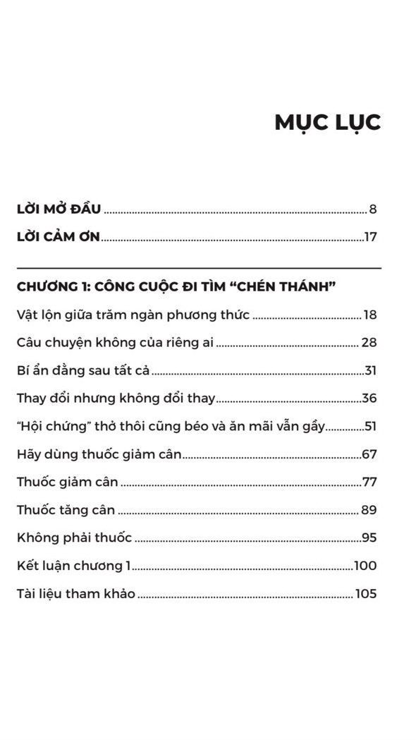 sách dinh dưỡng, sách về dinh dưỡng, đọc đi mà ăn cho đúng, hfi, ht fitness, học viện hfi, mục lục, đầu mục,