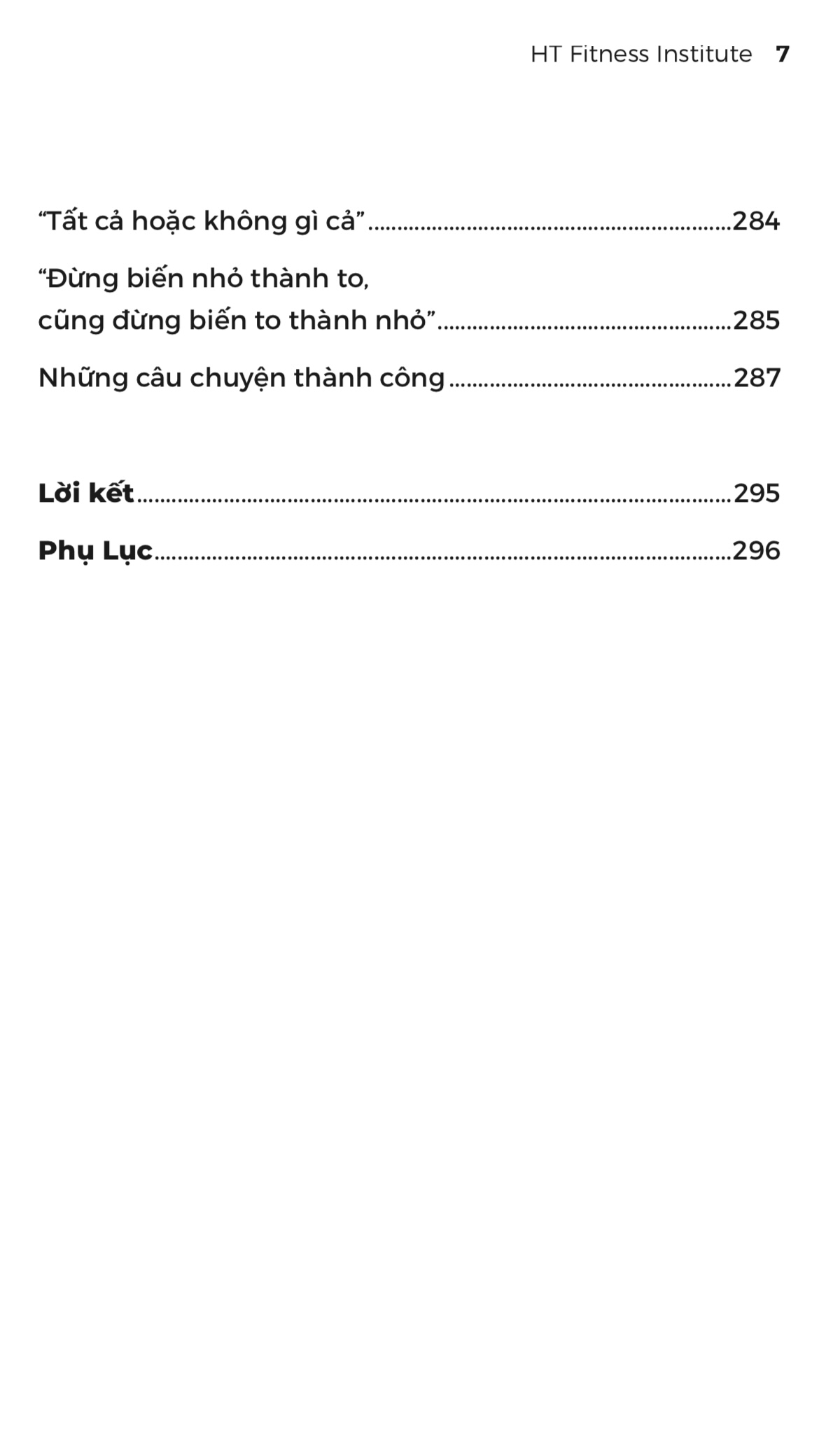 sách dinh dưỡng, sách về dinh dưỡng, đọc đi mà ăn cho đúng, hfi, ht fitness, học viện hfi, mục lục, đầu mục,