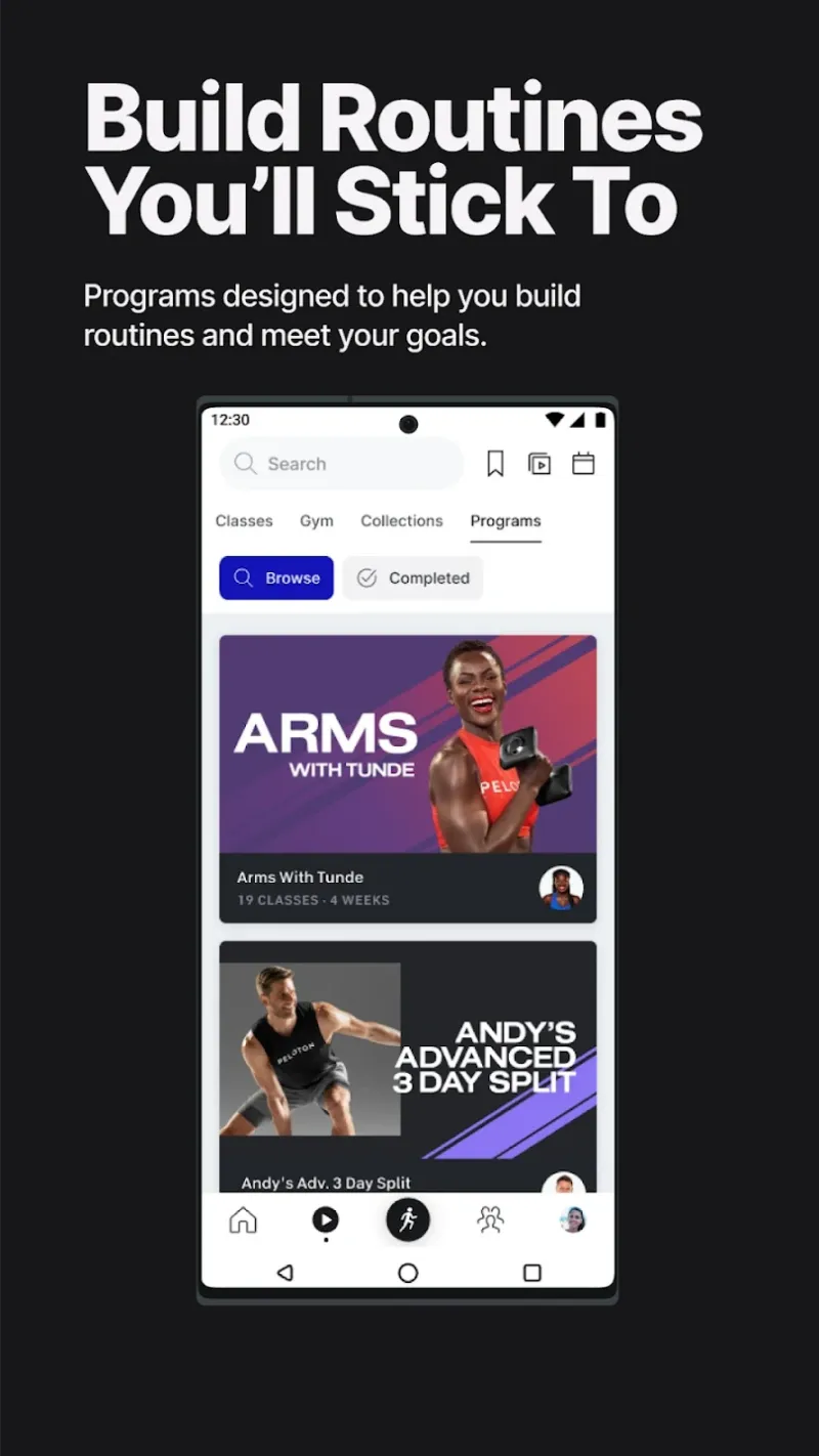 ứng dụng tập thể hình