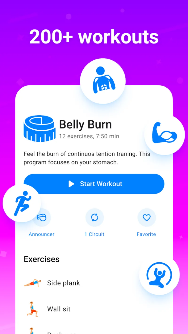 ứng dụng tập thể hình tại nhà