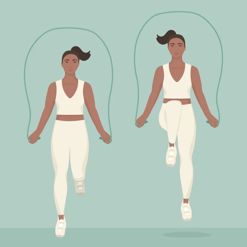 nhảy dây tăng chiều cao