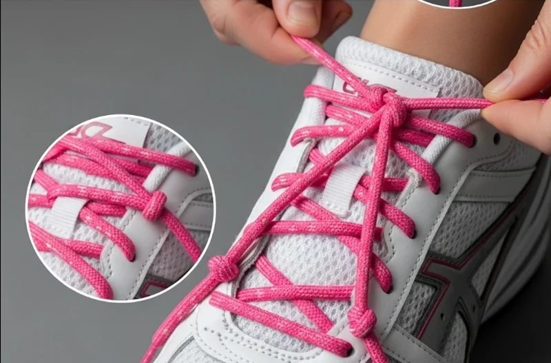 cách buộc dây giày chạy bộ​