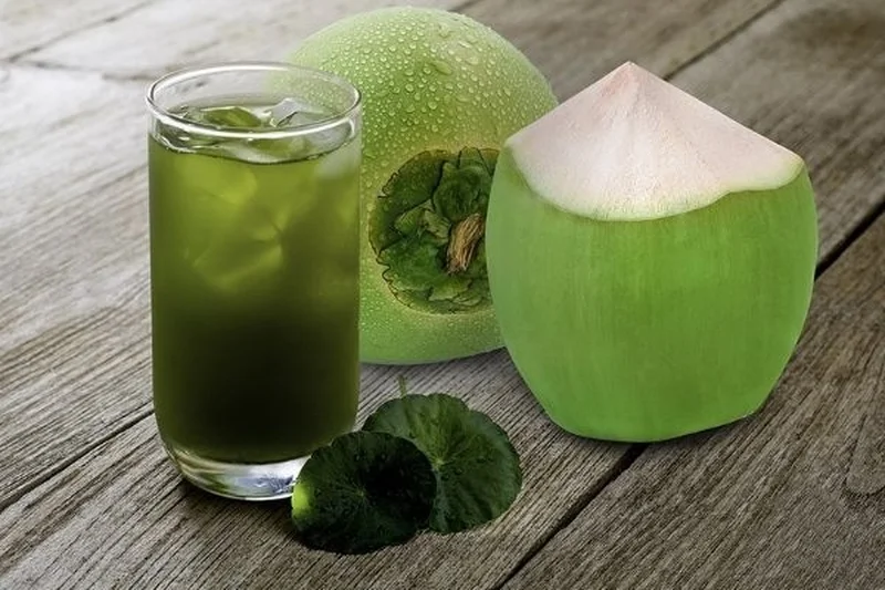 nước ép dừa giảm mỡ bụng