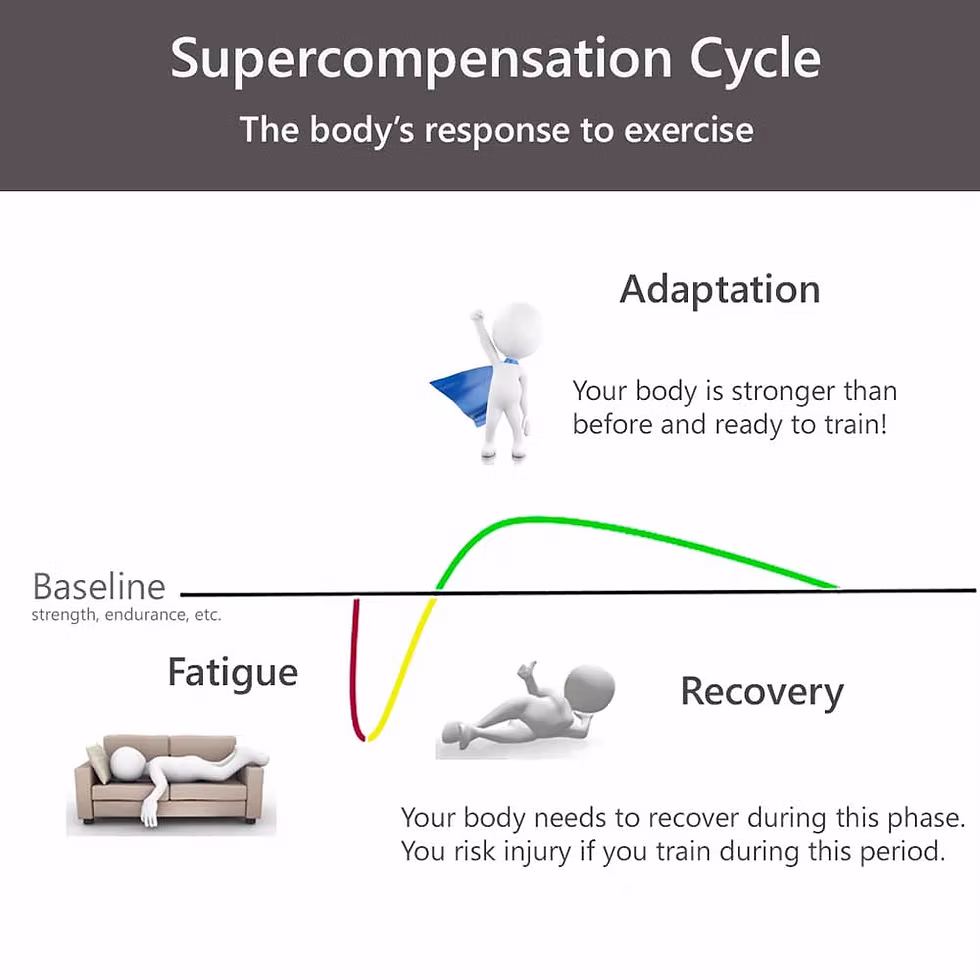 Recovery không chỉ đơn giản là nghỉ ngơi giữa các ngày tập