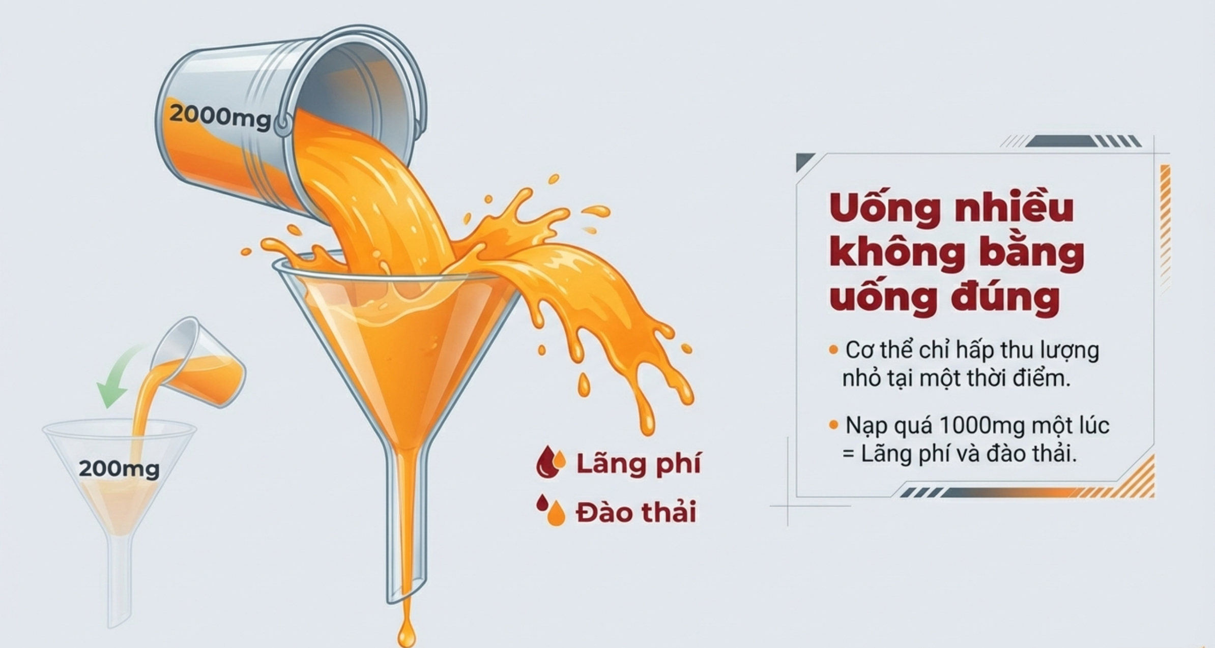 Cơ chế hấp thu Vitamin C