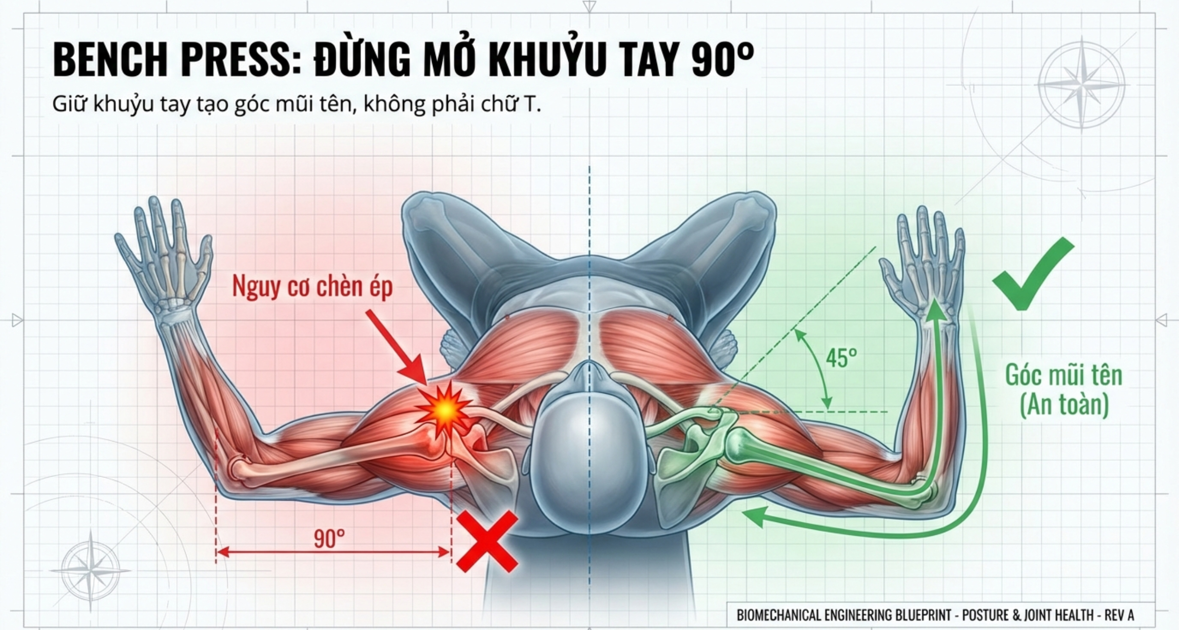 Lỗi sai khi bench press