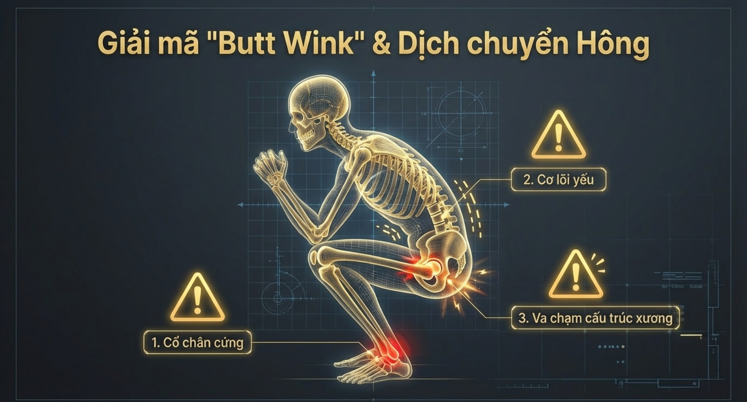 Giải mã Butt Wink và dịch chuyển hông