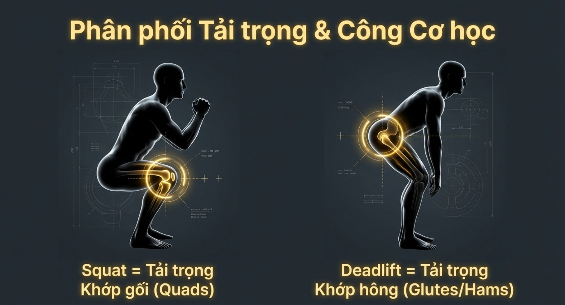 Phân phối tải trọng và công cơ học khớp hông