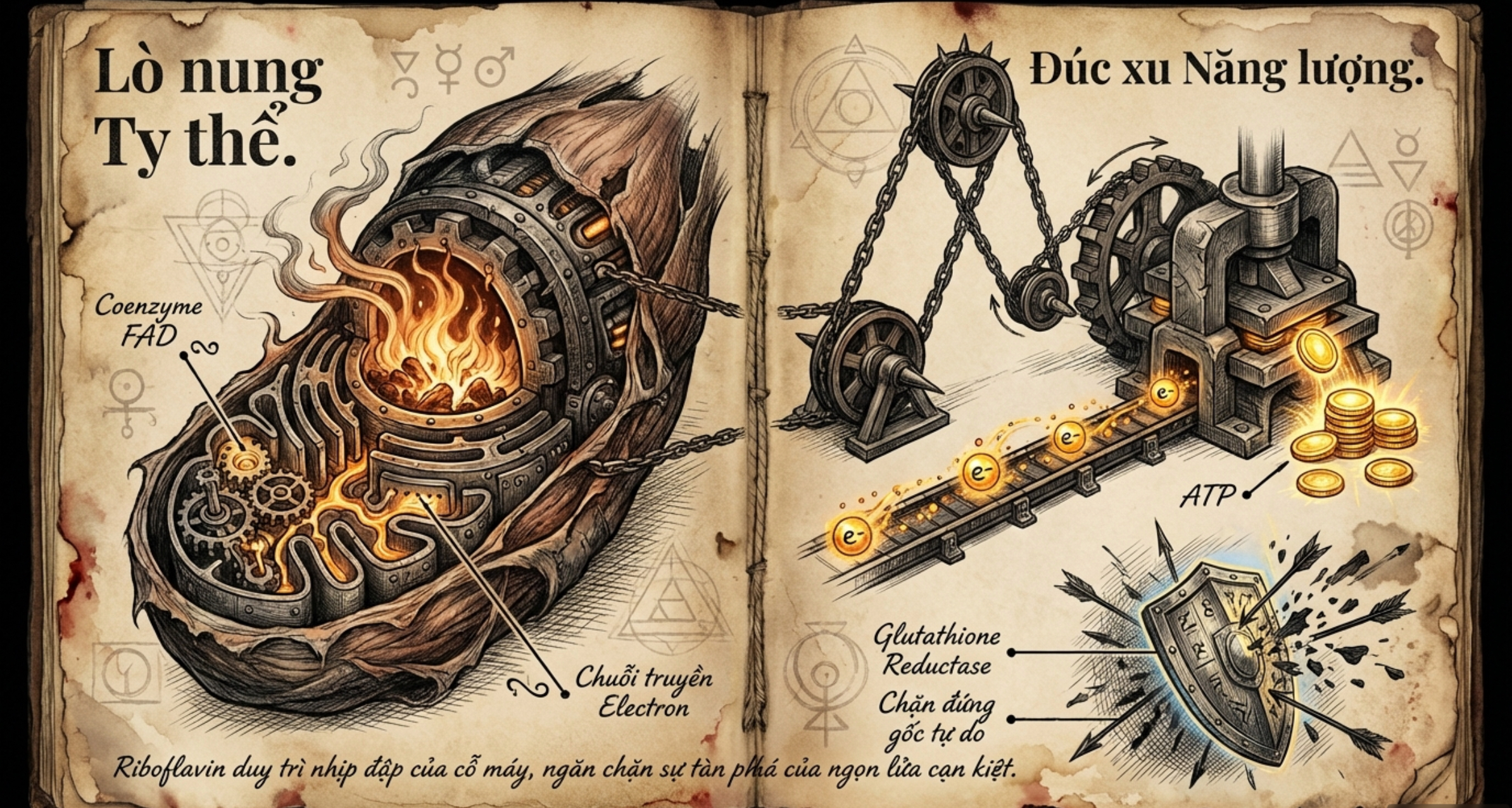 Cơ chế hoạt động Vitamin B2 (riboflavin)