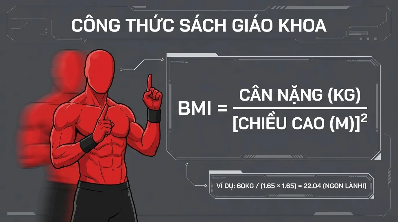 Mọi công cụ đo BMI online, dù là web, app điện thoại hay máy cân điện tử tích hợp, đều chạy trên đúng một công thức